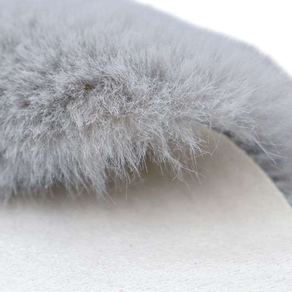 Schafsfell Rabbit 200 - Kunstfaser - Grau