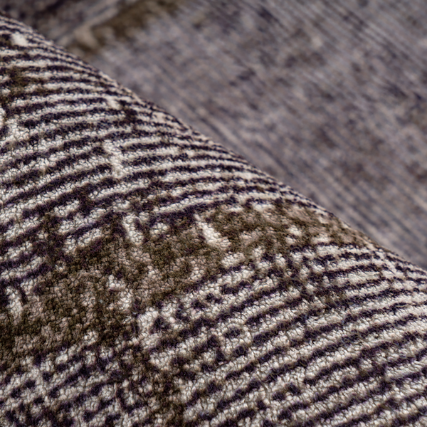 Kurzflorteppich Piemont 925 - Kunstfaser - Anthrazit - 80 x 150 cm