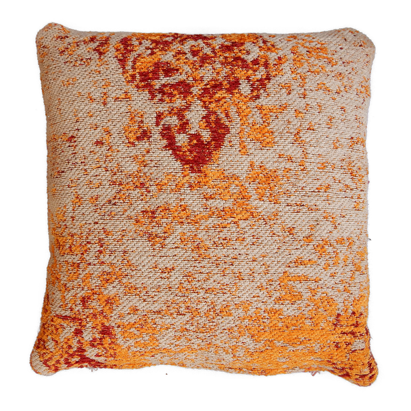 Dekokissen Nostalgia I - Mischgewebe - Orange - 40 x 40 cm
