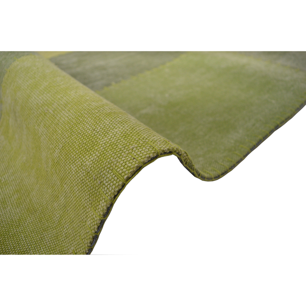 Kurzflorteppich Lyrical I - Baumwolle - Grün - 120 x 170 cm