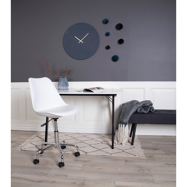 Garderobenhaken Giza (3-teilig) - Samtstoff - Blau