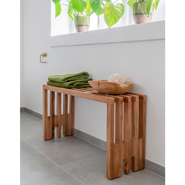 Schale Rio - Teakholz - Braun - Durchmesser: 40 cm