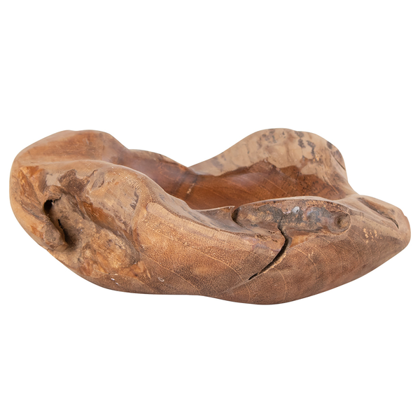 Schale Rio - Teakholz - Braun - Durchmesser: 20 cm