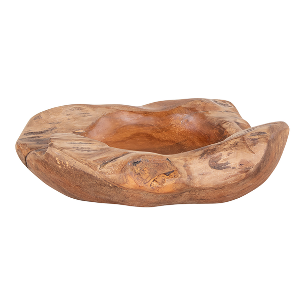 Schale Rio - Teakholz - Braun - Durchmesser: 20 cm