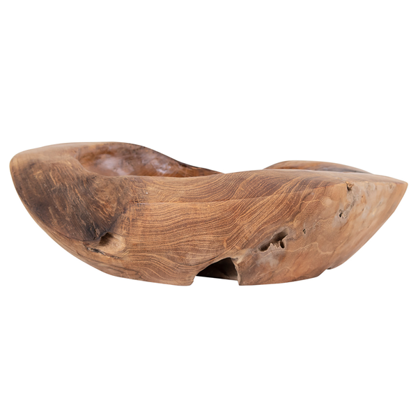Schale Rio - Teakholz - Braun - Durchmesser: 30 cm
