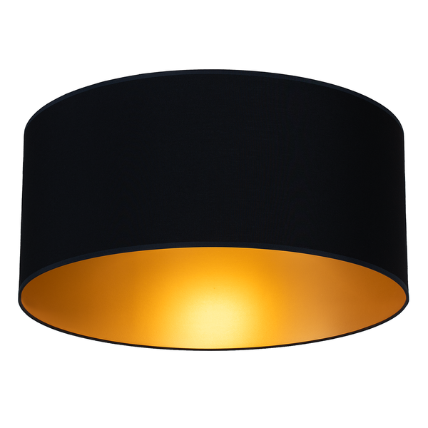 Deckenleuchte Midas III - Baumwollstoff / Stahl - 1-flammig