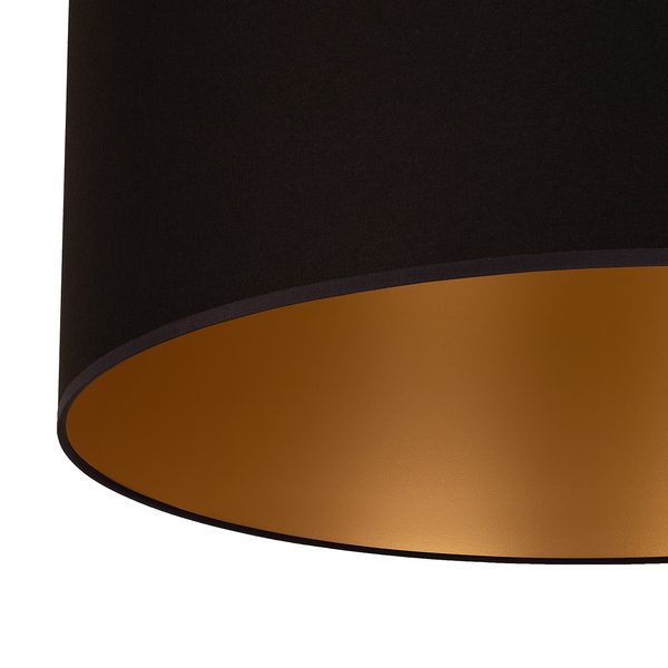 Deckenleuchte Midas III - Baumwollstoff / Stahl - 1-flammig