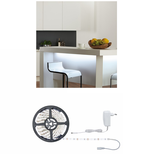 LED-Stripes SimpLED 5m I - Aluminium - 1-flammig