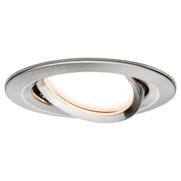 LED-Einbauleuchte Base V - Acrylglas / Aluminium - 3-flammig