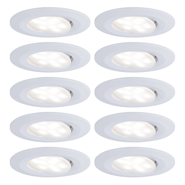 LED-Einbauleuchte Calla II - Acrylglas - 10-flammig