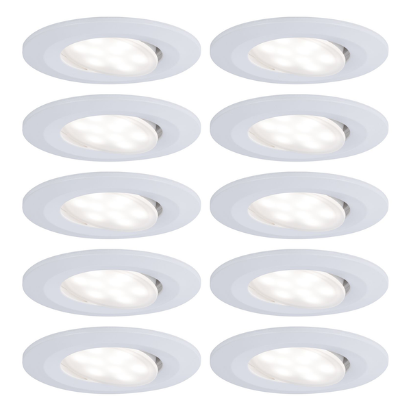 LED-Einbauleuchte Calla V - Acrylglas - 10-flammig