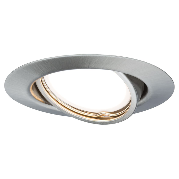 LED-Einbauleuchte Base II - Acrylglas / Aluminium - 3-flammig
