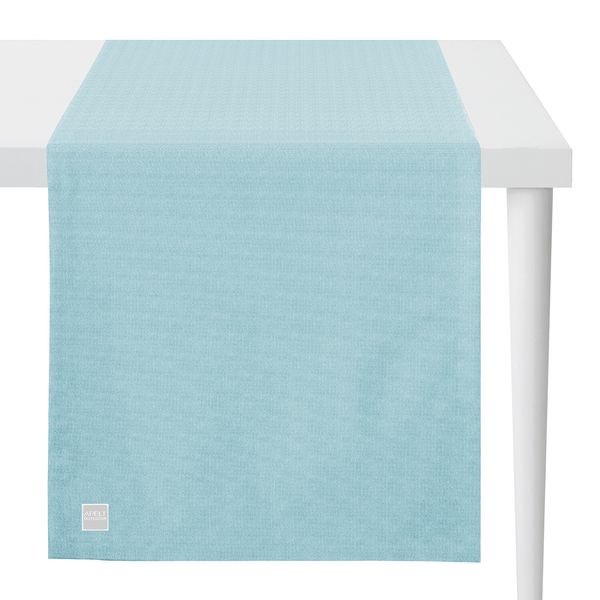 Tischläufer 3959 - Polyester - Hellblau