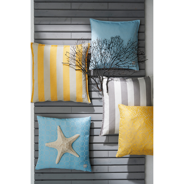 Dekokissen 3959 I - Polyester - Hellblau - 48 x 48 cm