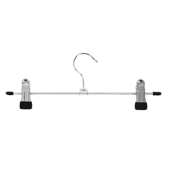Hosenbügel Barlieu (20er-Set) - Eisen / Chrome - Silber - Breite: 31 cm