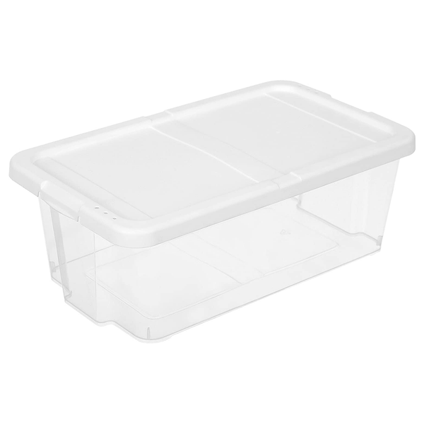 Schuhbox La Maxe (12er-Set) - Kunststoff - Weiß - 13 x 20 cm