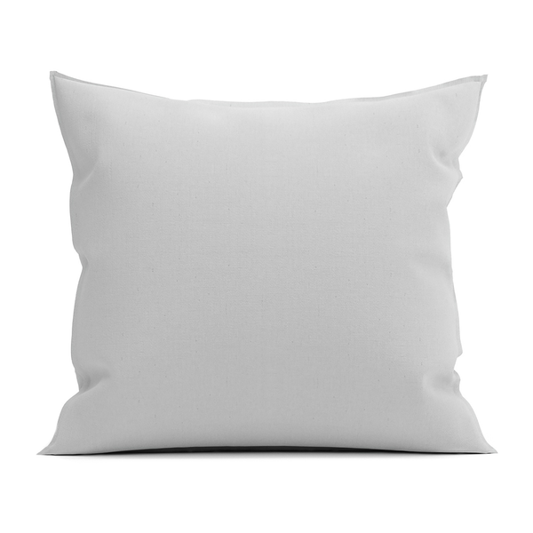 Kissenbezug Franela II - Baumwolle Flanell - Silber - 50 x 50 cm