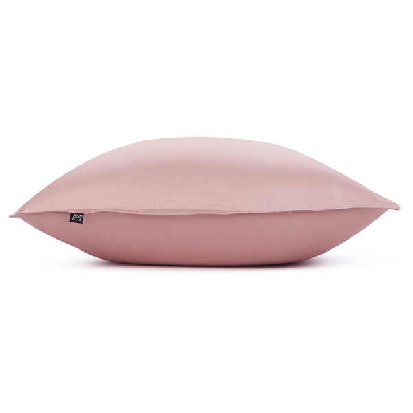 Kissenbezug Satinado II (2er-Set) - Baumwolle Satin - Rosa - 50 x 50 cm