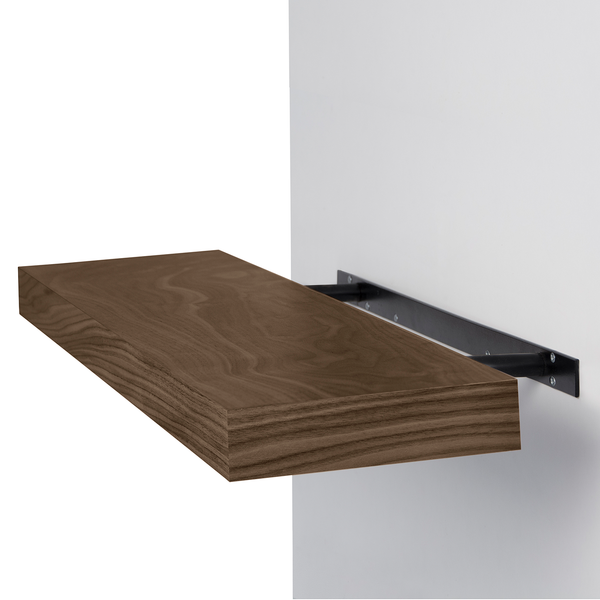 Wandboard Balda - Echtholzfurnier - Walnuss - Breite: 90 cm