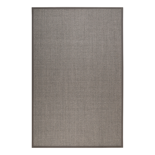 Kurzflorteppich Lagoon I - Sisal - Grau - 80 x 150 cm