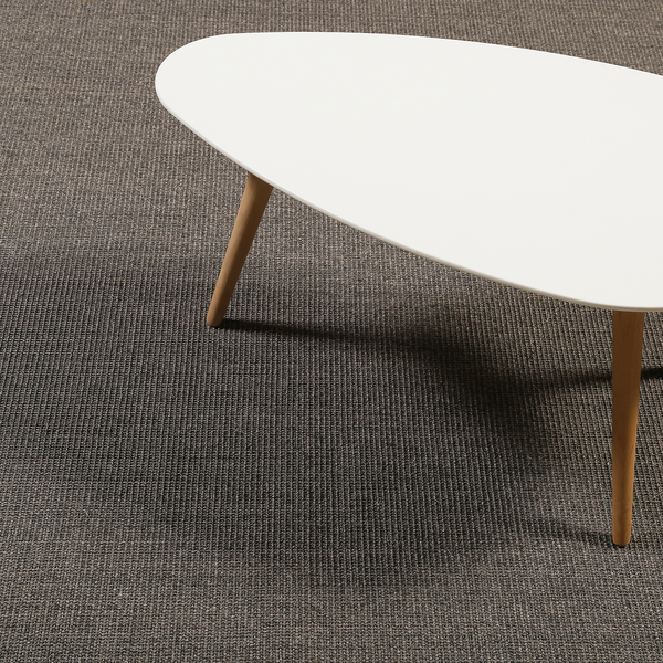 Kurzflorteppich Lagoon I - Sisal - Grau - 80 x 150 cm