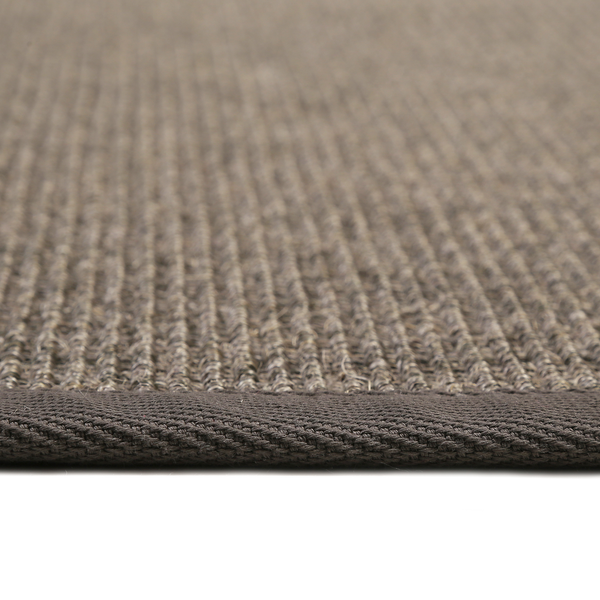 Kurzflorteppich Lagoon I - Sisal - Grau - 80 x 150 cm