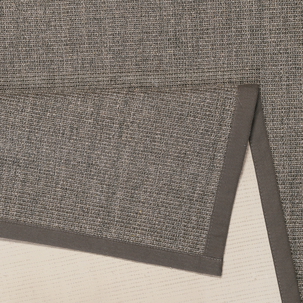 Kurzflorteppich Lagoon I - Sisal - Grau - 80 x 150 cm