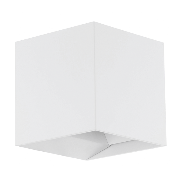LED-Wandleuchte Calpino - Aluminium - 2-flammig - Weiß
