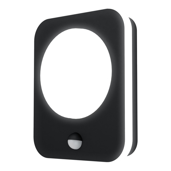 LED-Wandleuchte Madriz II - Polycarbonat / Aluminium - 1-flammig