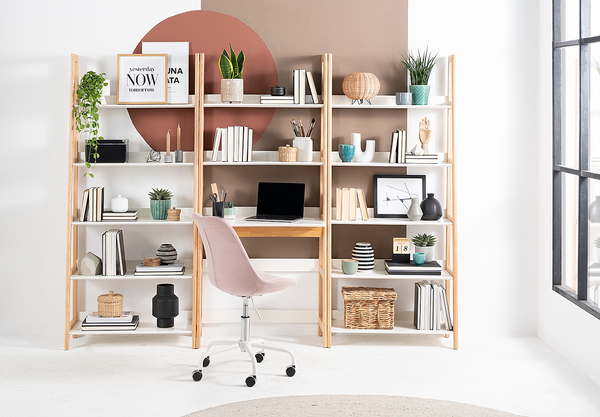 Tischleuchte Rauma I - Rattan / Eisen - 1-flammig - Braun