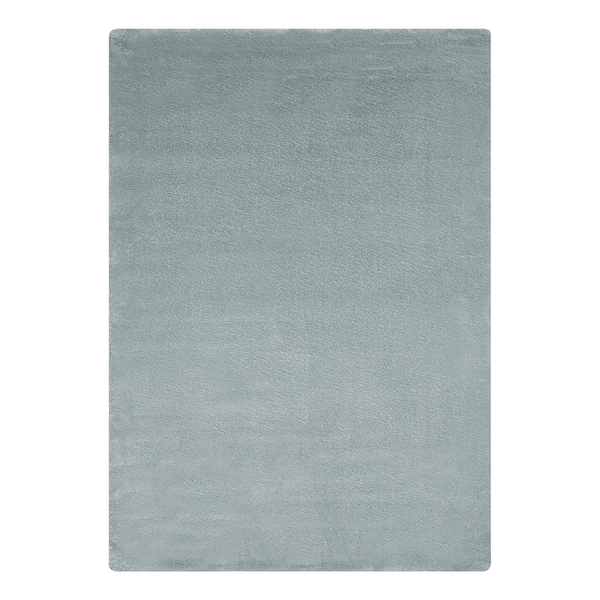 Kunstfellteppich Lambskin - Polyester - Hellgrau - 55 x 110 cm