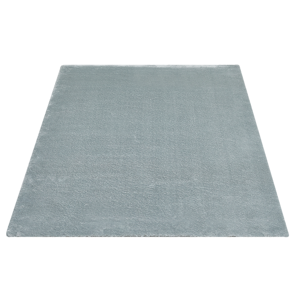 Kunstfellteppich Lambskin - Polyester - Hellgrau - 55 x 110 cm