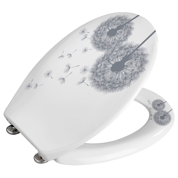 WC-Sitz Astera - Metall / Kunststoff - Silber
