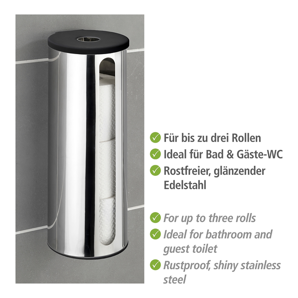 Ersatzrollenhalter Detroit - Metall - Silber