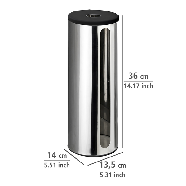 Ersatzrollenhalter Detroit - Metall - Silber