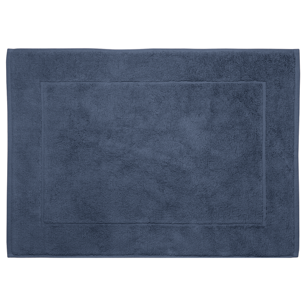 Badematte Basic - Frottee - Dunkelblau - 67 x 120 cm