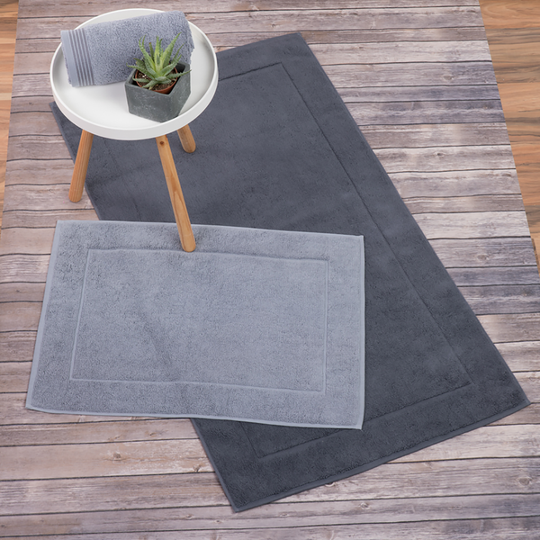 Badematte Basic - Frottee - Dunkelblau - 67 x 120 cm