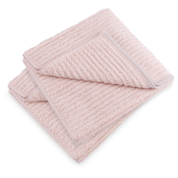 Strandtuch Bamboo (2er-Set) - Frottee - Rosa