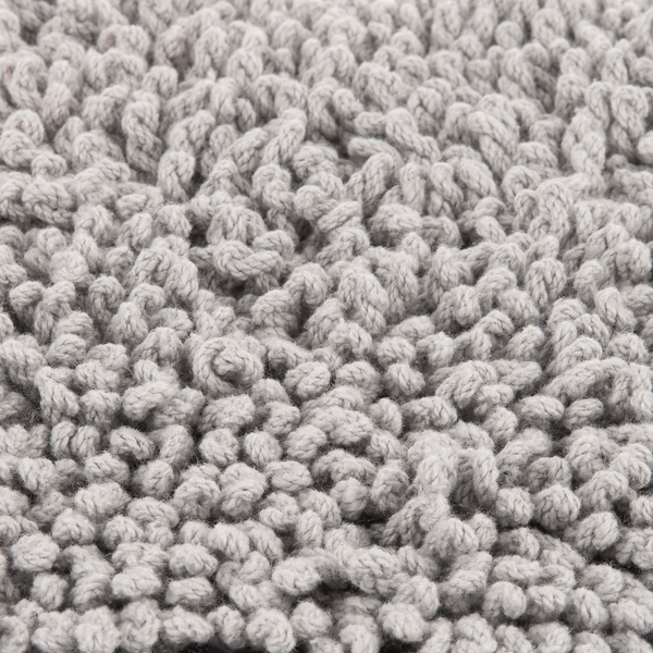 Badematte Fergana - Frottee - Rauchgrau - 60 x 60 cm