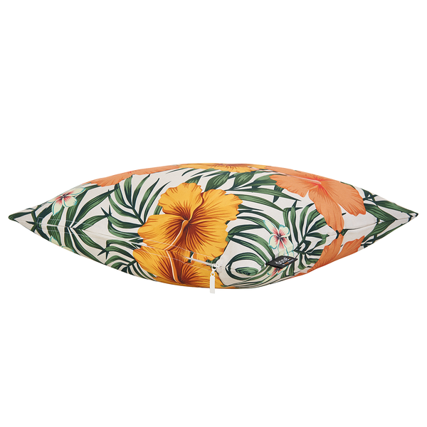 Kissenhülle Panama Rose Mallow (2er-Set) - Baumwollstoff - Mehrfarbig