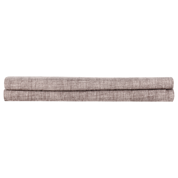 Spannbettlaken Lino - Baumwolle - Schokolade/ Braun - 90 x 220 cm