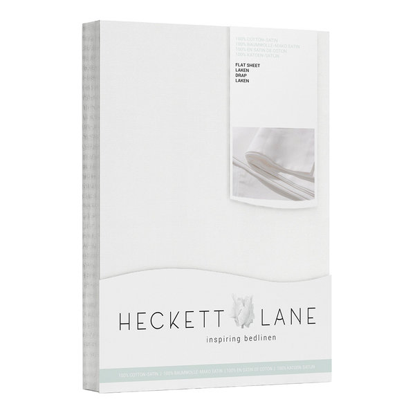 Bettlaken Elementi - Mako-Satin - Weiß - 270 x 290 cm