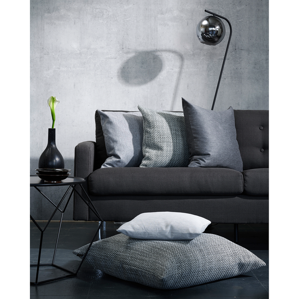 Kissenbezug Vermont - Polyester - Grau - 46 x 46 cm