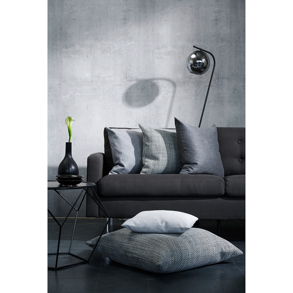 Kissenbezug Arezzo - Polyester - Schwarz - 46 x 46 cm