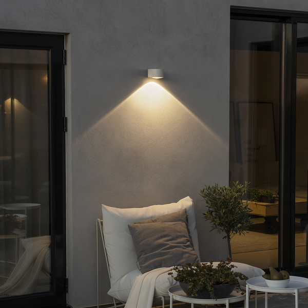 Wandleuchte Gala - Klarglas / Aluminium - 1-flammig - Silber