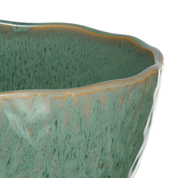 Keramikschale Matera (6er-Set) - Keramik - Grün - Grün - Durchmesser: 15 cm