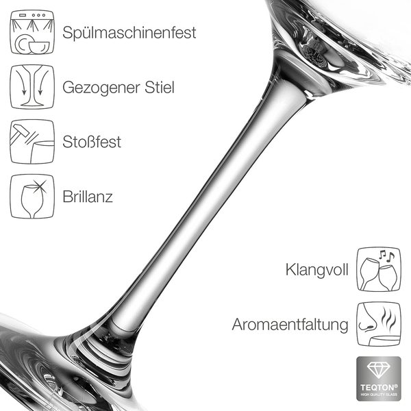 Likörschale Cheers (6er-Set) - Transparent - 90 ml