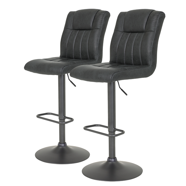 Barstuhl Viimsi (2er-Set) - Anthrazit