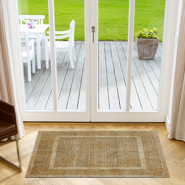 Fußmatte  Square - Polyamid - Honig - 50 x 70 cm