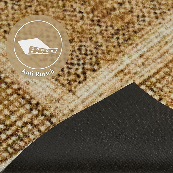 Fußmatte  Square - Polyamid - Honig - 50 x 70 cm